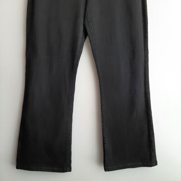 NYDJ Lift & Tuck High-Rise Bootcut Black Jeans Sz 14 - Picture 4 of 13
